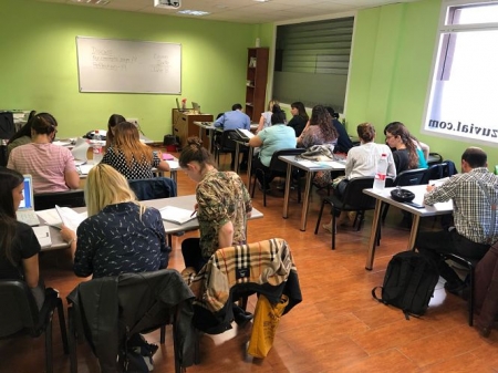 Alumnos durante una clase (IML LA ZUBIA)