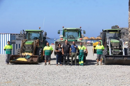 Nuevas maquinas para las playas de Almuñécar y La Herradura (AYTO. ALMUÑÉCAR)