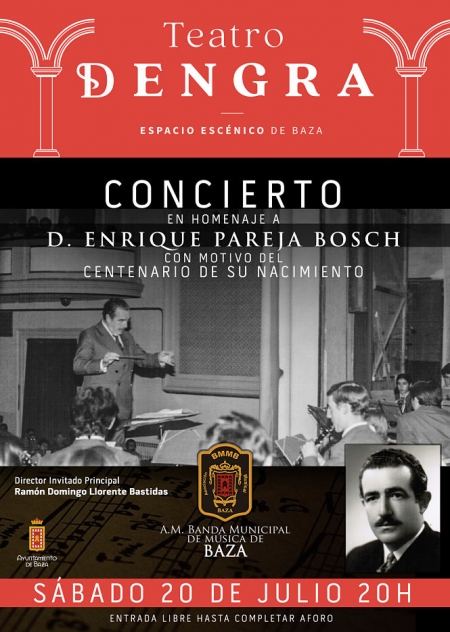 Baza homenajeará a Enrique Pareja (AYTO. BAZA) 