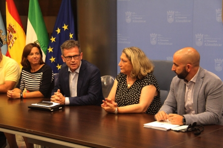 El Delegado de turismo, Gustavo Rodríguez ha visitado Almuñécar (AYTO. ALMUÑÉCAR)