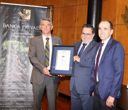 El Servicio De Banca Privada De Caja Rural Granada Obtiene El Certificado De Calidad De Aenor (EUROPA PRESS)