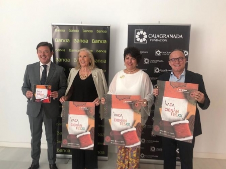 Firma del convenio entre el IAM y Caja Granada Fundación (JUNTA)