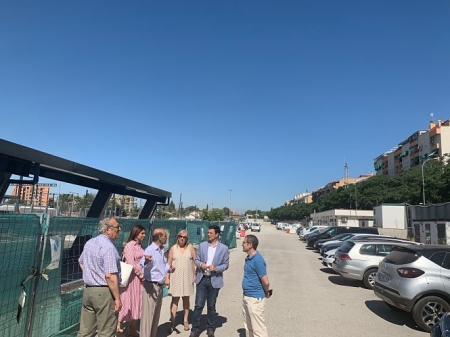 Francisco Cuenca durante la visita (PSOE GRANADA)