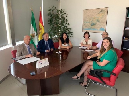 El Delegado de Salud se ha reunido con la alcaldesa de Montefrio (AYTO. KONTEFRIO)