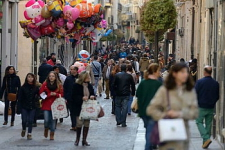 Centro comercial abierto de Granada