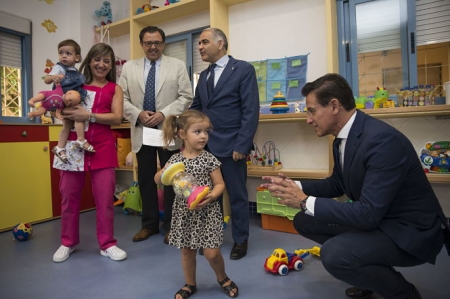 Inauguración del curso escolar en un centro de la capital (JUNTA)