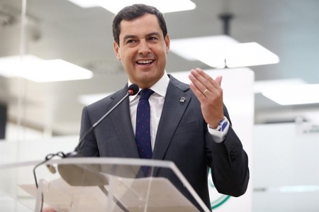 Juanma Moreno, Presidente de la Junta de Andalucia (ÁLEX CÁMARA / EUROPA PRESS)
