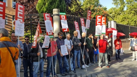 Concentración de CCOO contra el consorcio de transportes sanitarios (CCOO)