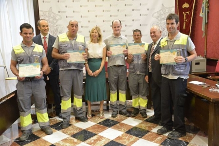 El Ayuntamiento de Granada ha dado la bienvenida a los nuevos trabajadores de Inagra (JAVIER ALGARRA)