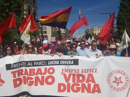Concentración de IU para reclamar trabajo digno (PCA)