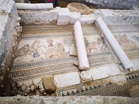 Mosaico de la Villa Romana de Salar (AYTO. SALAR)
