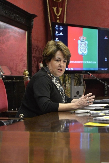 Telesfora Ruiz durante su etapa como concejal (EUROPA PRESS / ARCHIVO) 
