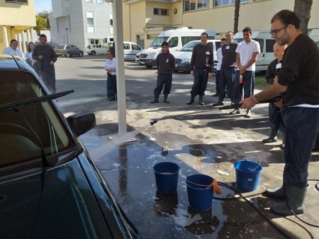 Curso de lavado de coches para personas con discapacidad intelectual (HERMANAS HOSPITALARIAS) 