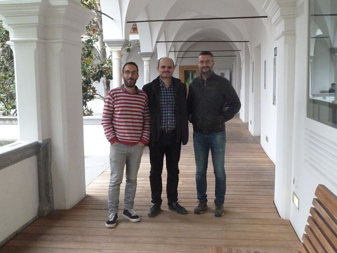 Autores de la publicación, de izquierda a derecha: Rubén Mora, Francisco J. Abarca y Sergio Campos (UGR) Autores de la publicación, de izquierda a derecha: Rubén Mora, Francisco J. Abarca y Sergio Campos (UGR)