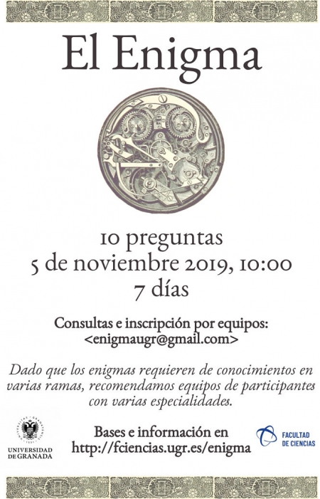 cartel de El Enigma