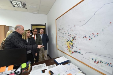 Marifran Carazo ha visitado Cogollos Vega (JUNTA)