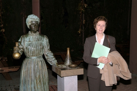 Margarita Salas en el parque de las Ciencias