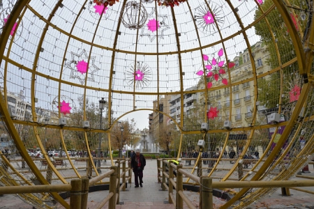 Bola situada en las Fuentes de las Batallas (JAVIER ALGARRA)