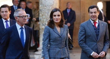 Su Majestad la Reina Doña Letizia inaugura la exposición `La Granada Nazarí y el Universo Bereber` (ÁLEX CÁMARA / EUROPA PRESS)