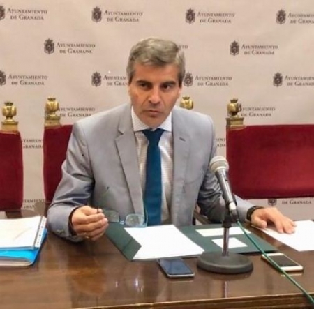 El concejal de Movilidad y Seguridad Ciudadana de Granada, César Díaz. (AYUNTAMIENTO DE GRANADA)
