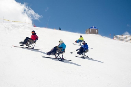Esquí adaptado en Sierra nevada (BANKIA) 
