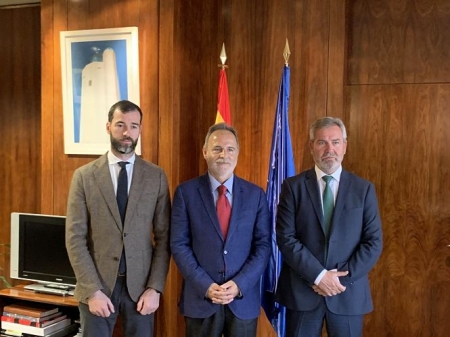 magen de la reunión mantenida entre el presidente de Puertos del Estado, el director general de Marina Mercante y el presidente de la Autoridad Portuaria de Motril (AUTORIDAD PORTUARIA)