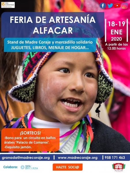 Cartel de la Feria de Artesanía de Alfacar (MADRE CORAJE)