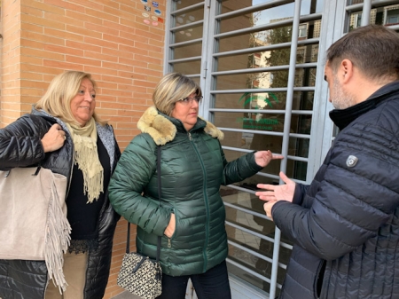 Ana Muñoz en el Consultorio de Mirasierra (PSOE) 