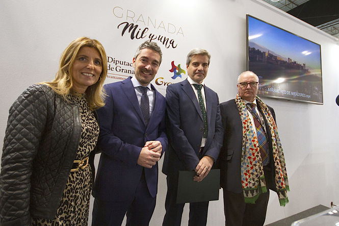 La representación de Granada ha presentado los conciertos del palacio de los Deportes (JAVIER ALGARRA) La representación de Granada ha presentado los conciertos del palacio de los Deportes (JAVIER ALGARRA)