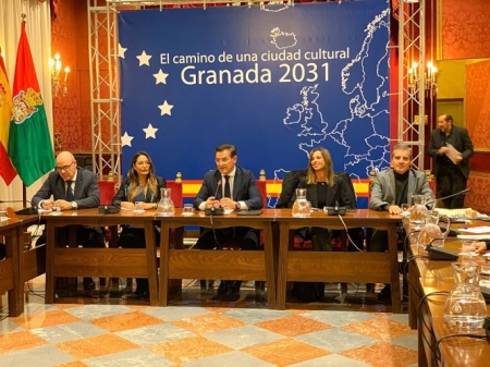 Comisión municipal en Granada para el proyecto de Capitalidad Europea de la Cultura 2031 (AYUNTAMIENTO DE GRANADA) 