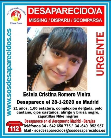 Chica de Alhendín desaparecida en Barajas