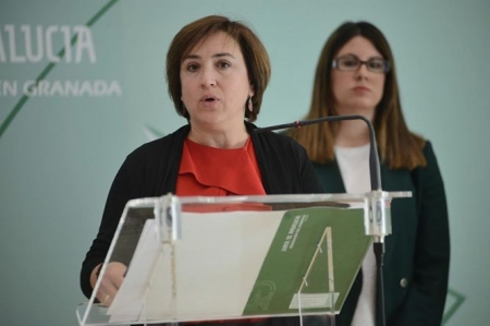 La exdelegada del Gobierno de la Junta de Andalucía en Granada Sandra García en una imagen de archivo (EUROPA PRESS) 