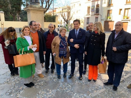 Luis Salvador ha visitado el barrio de El realejo (JAVIER ALGARRA)