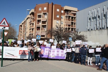 Concentración de UGT y CCOO contra la brecha salarial (UGT)