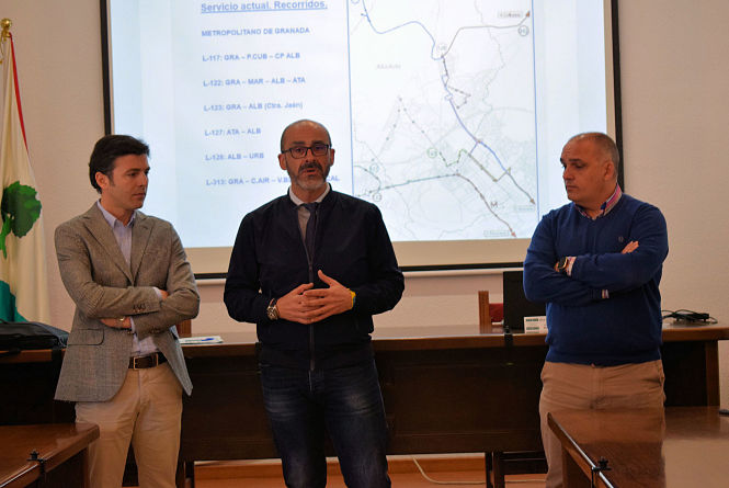El director - gerente del Consorcio de transportes, Jorge Saavedra ha visitado Albolote (AYTO. ALBOLOTE) El director - gerente del Consorcio de transportes, Jorge Saavedra ha visitado Albolote (AYTO. ALBOLOTE)