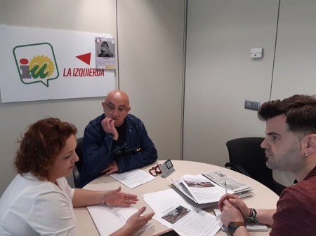 Miembros de IU han visitado Santa Fe (IU GRANADA)
