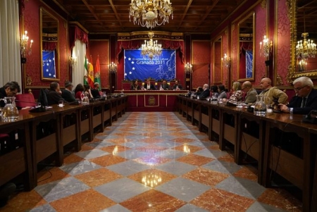 Imagen de la celebración de la ponencia de Antxón Alberdi (AYUNTAMIENTO) 