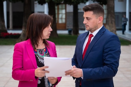 Ana Vensa García y Rafael Caracuel, parlamentarios andaluces del PP (PARTIDO POPULAR)