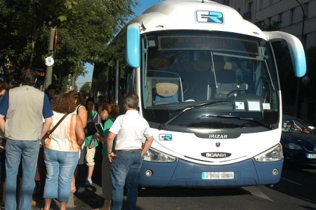Imagen de archivo de un autobús de transporte (FEDINTRA) 