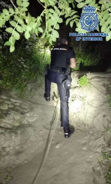 Imagen del rescate (POLICÍA NACIONAL) 