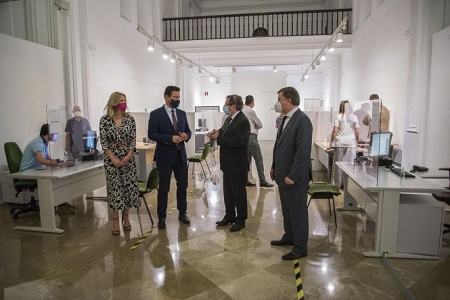 Oficinas habilitadas en Gran Capitán tras la crisis sanitaria del coronavirus (AYUNTAMIENTO)