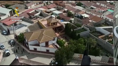 Imagen aérea de una de las Viviendas (GUARDIA CIVIL) 