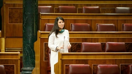 La diputada de Vox por Granada Macarena Olona (VOX)