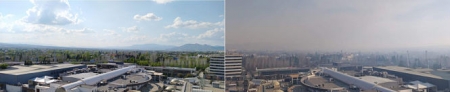 Imagen de la contaminación en Granada 