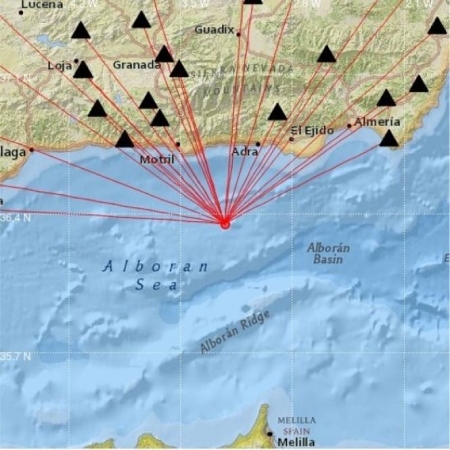 Registrado un seísmo en el Mar de Allborán (UGR)