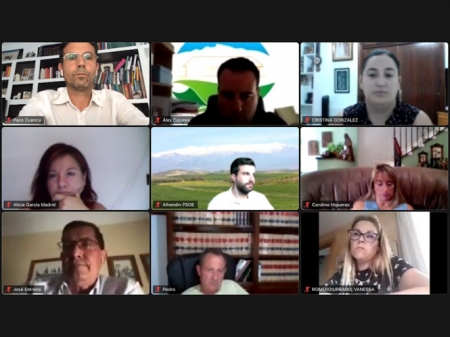 Imagen de la reunión por la calidad del aire (PSOE) 