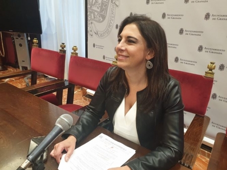 Raquel Ruz en rueda de prensa (PSOE / ARCHIVO) 