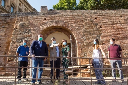 Visita a las obras en la Alhambra (JUNTA DE ANDALUCÍA) 