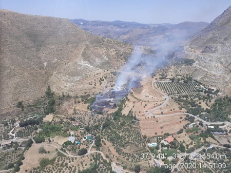 Incendio forestal de Güéjar Sierra (INFOCA) 