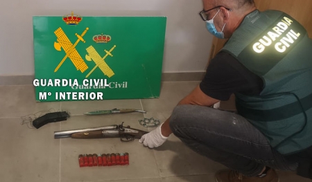 Armas incautadas en la operación Pelagius (GUARDIA CIVIL) 